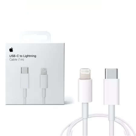 Cabo para IPhone Lightning ou Tipo-C-C 60W - Selado - Original Apple Tipo-C 1 Metro ID-Apple USB-C