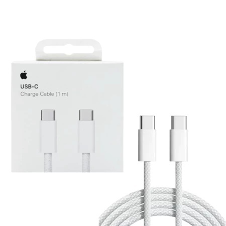Cabo para IPhone Tipo-C Tipo-c Original Apple 60W 1 Metro IPhone 15 ao 17 IPad MacBook Serial Number