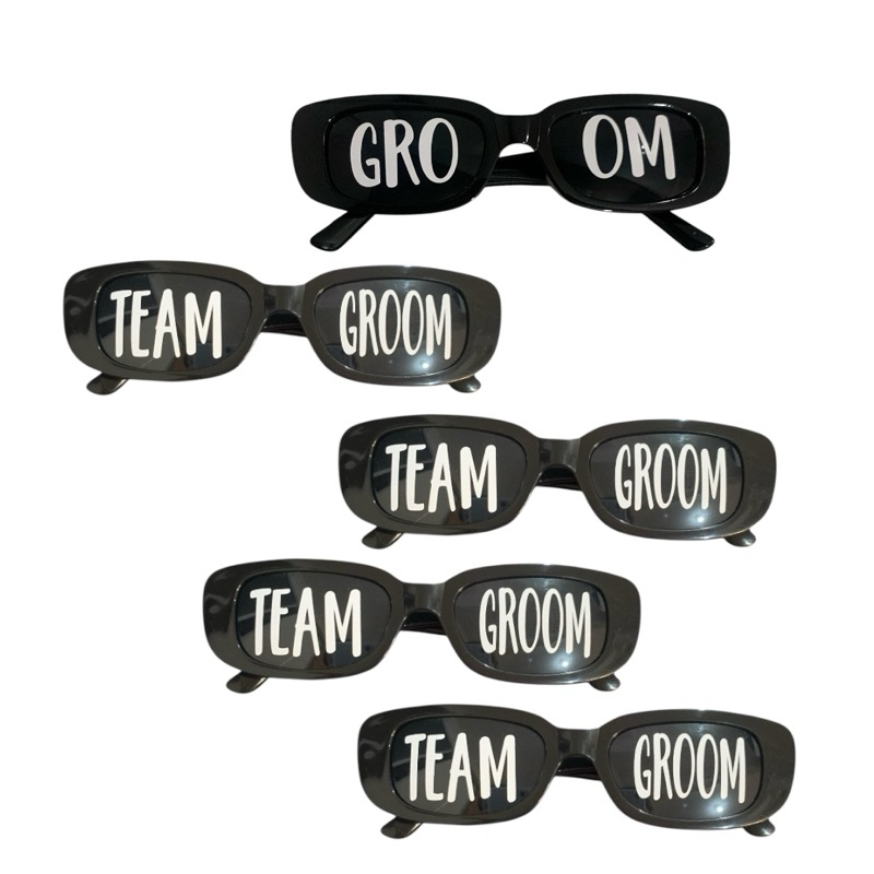 Kit Oculos 1 Groom 8 Team Groom Noivo Casamento