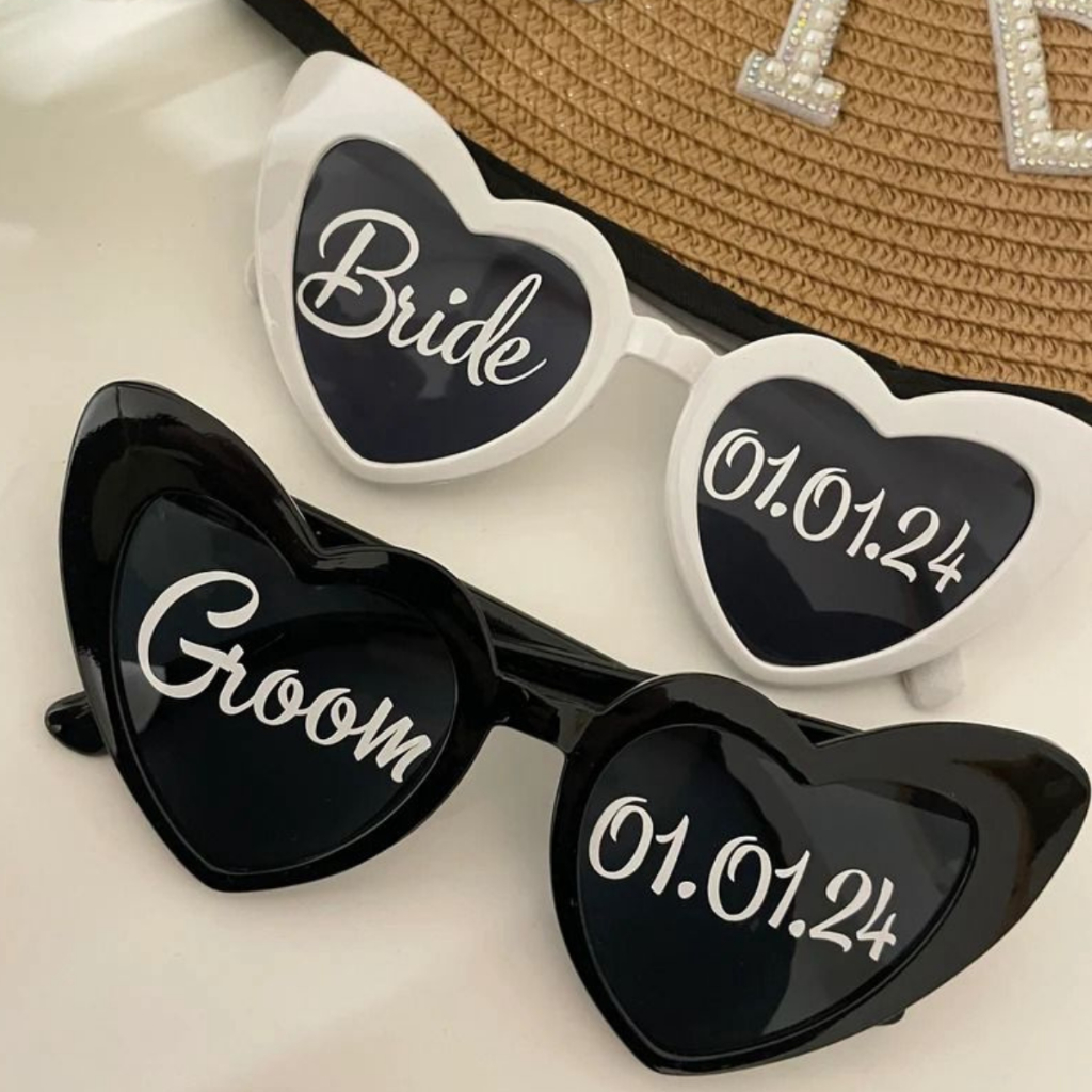 2 Óculos Bride Groom Noiva Noivo Casamento Noivado Despedida de Solteiro