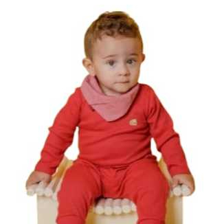 Conjunto Bebe Body Manga Longa Malha Canelada Baby Duck Classic