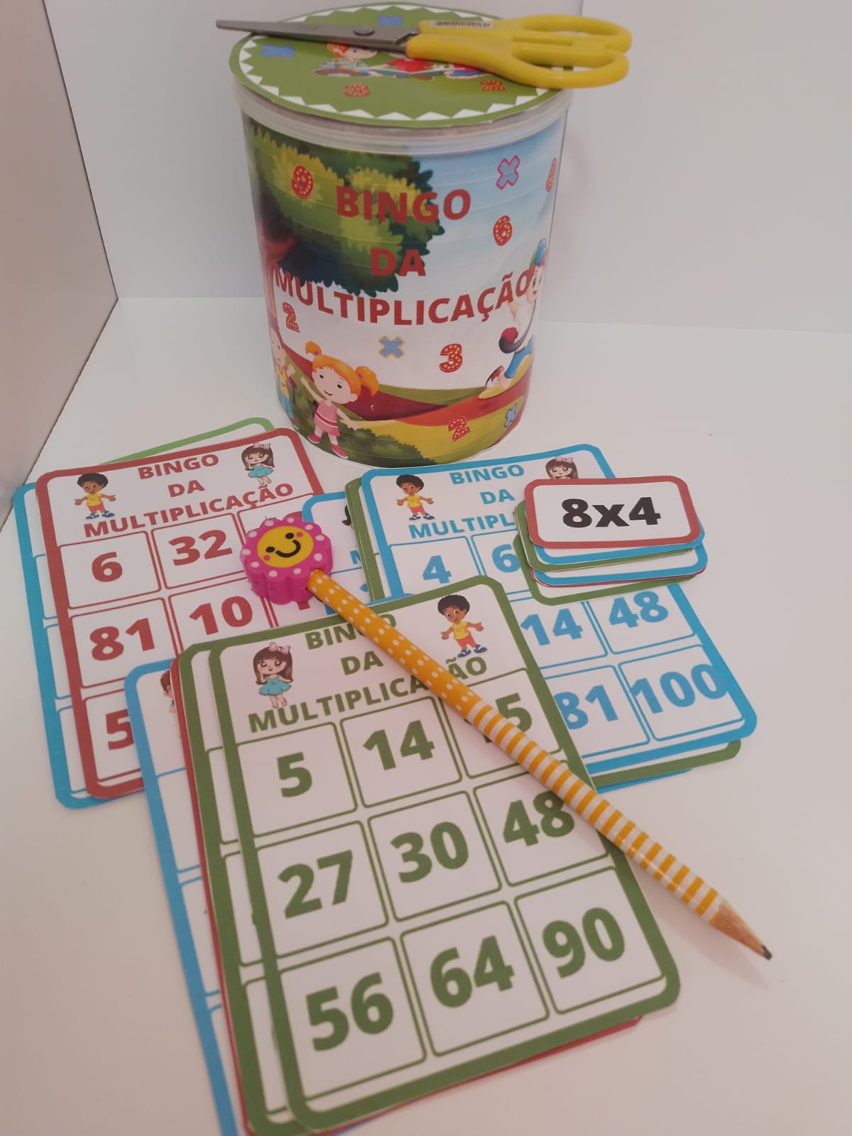 BINGO DA MULTIPLICAÇÃO.