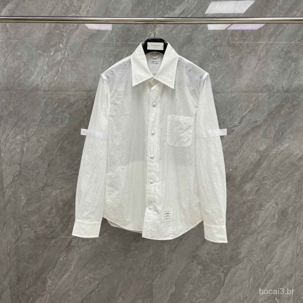 YR8J New Spring/Summer Ultra-thin Snap-on Sunscreen Shirt Jacket Unisex Sun Protection Clothing