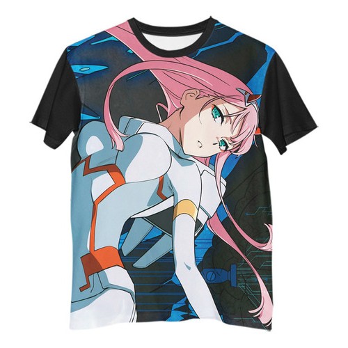 Br Camisa Camiseta Anime Darling Zero Two White Suit  G0967