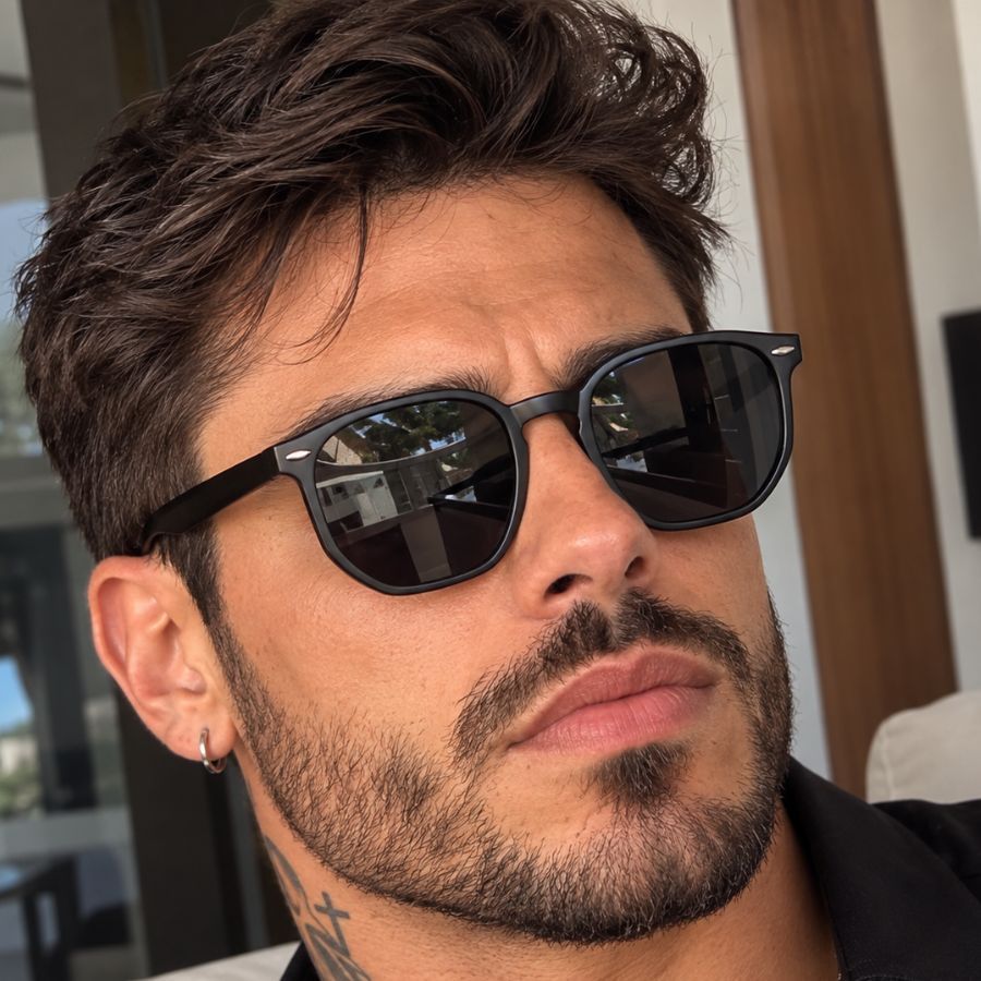 oculos clássic de sol grande masculino maravilhoso solar hexagonal p/ rostos redondo