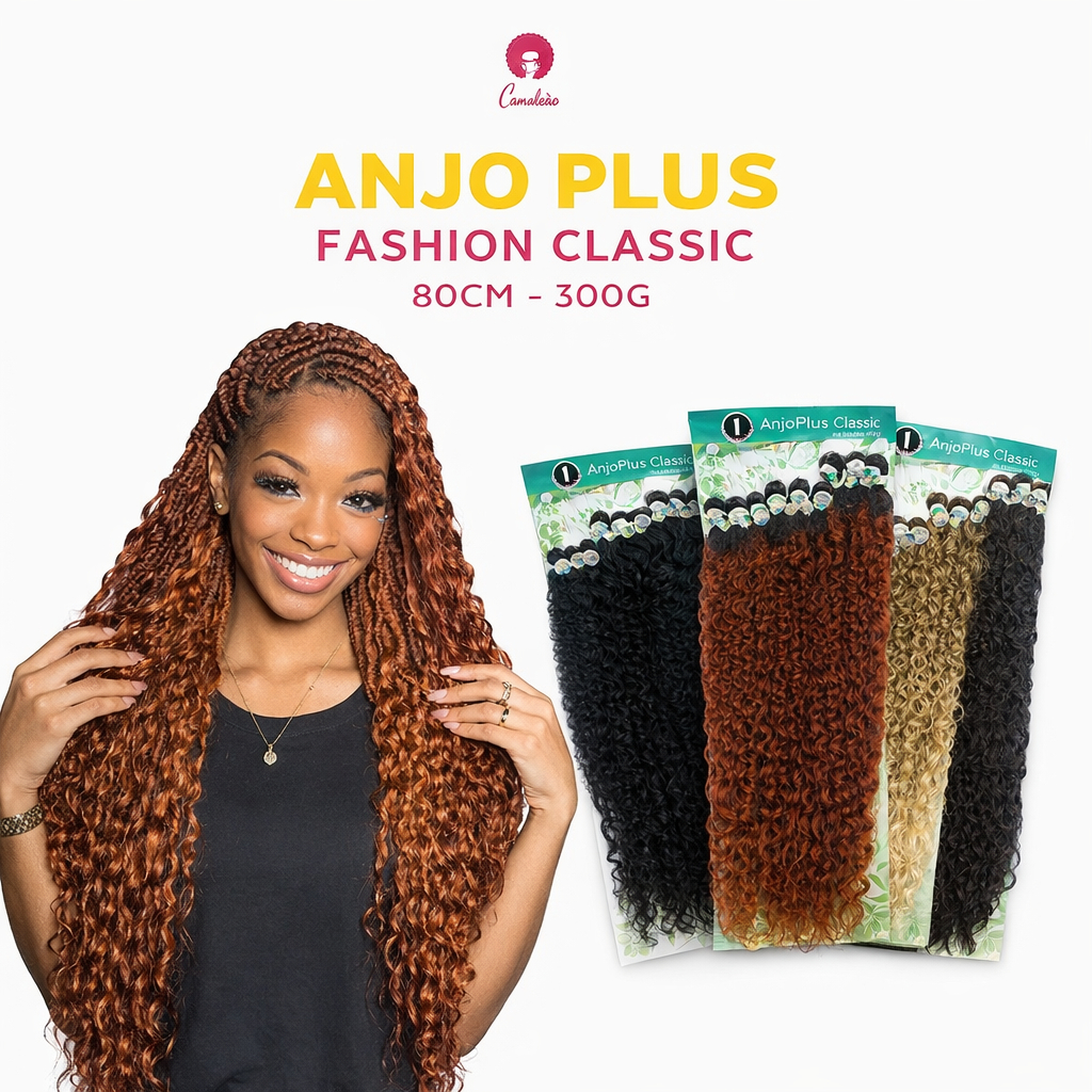 Cabelos ANJO PLUS - Bio fibra - 80cm - Fashion Classic