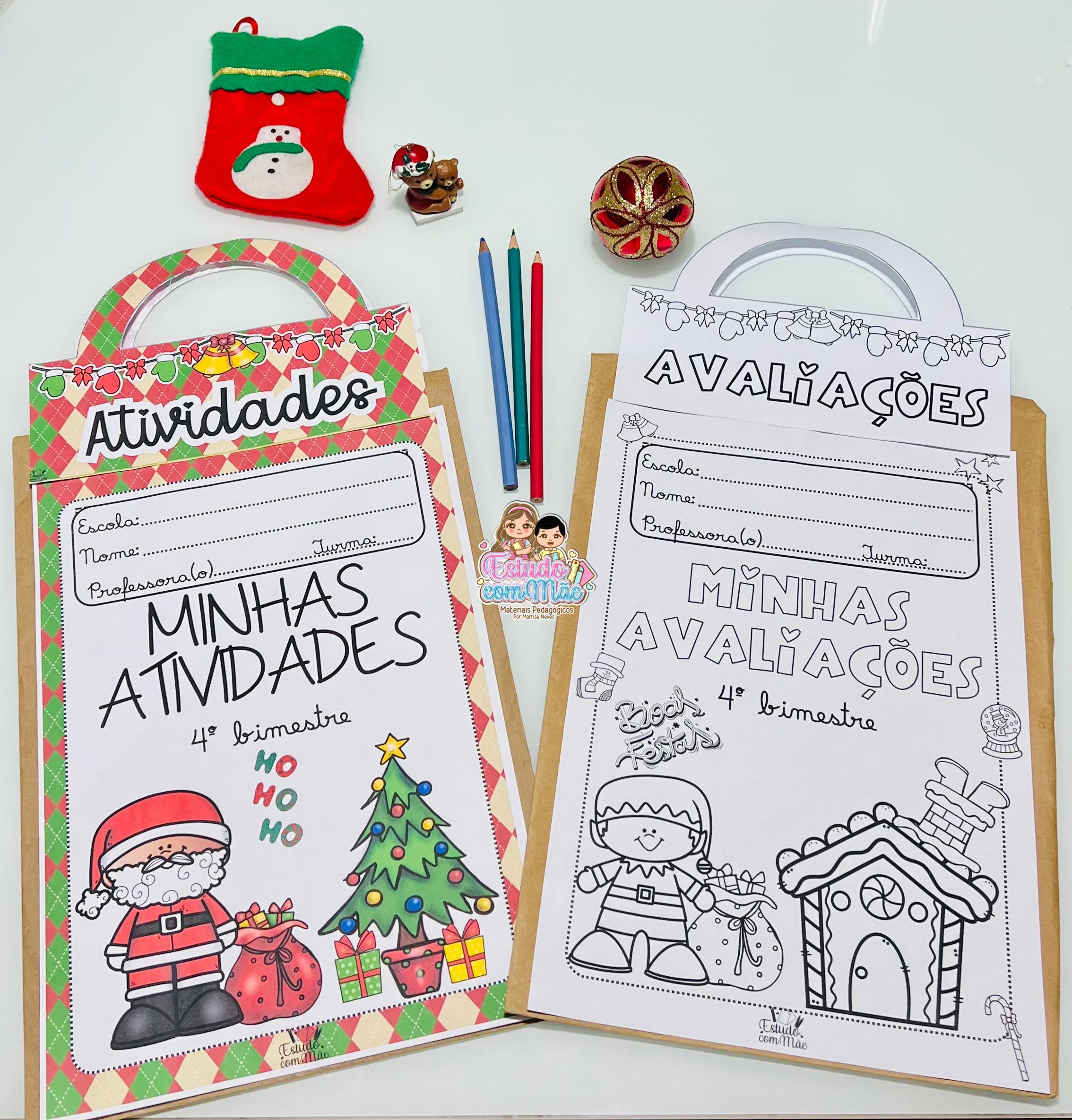 Capas de Avaliações e Atividades