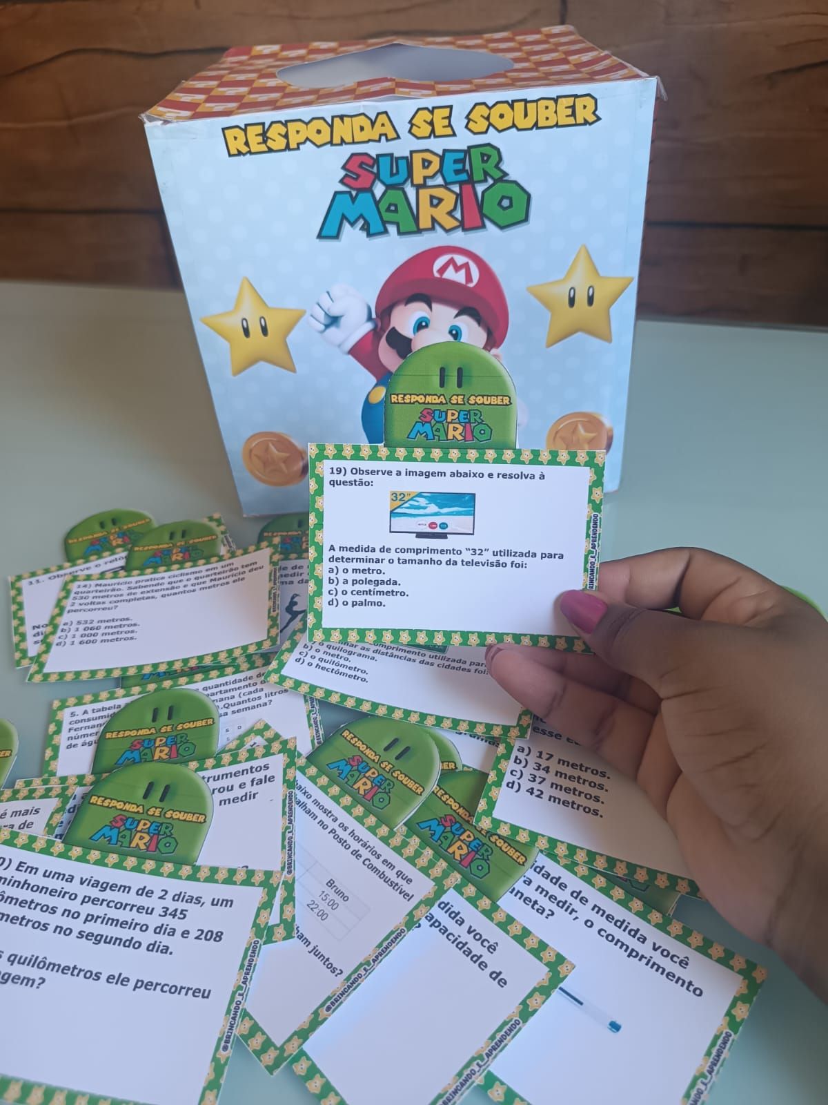 Responda se Souber (Mário)