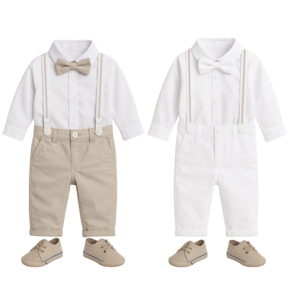 Conjunto Social Infantil Casamento Batizado Luxo Suspensorio e Gravata