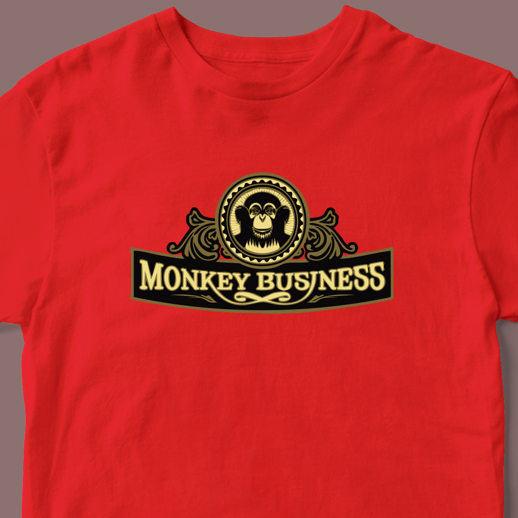 Camiseta Monkey Business (Black Eyed Peas) de Algodão Unissex