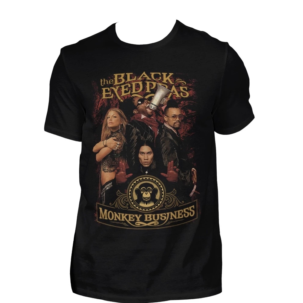 Camiseta Unissex Black Eyed Peas Monkey Business Bep3