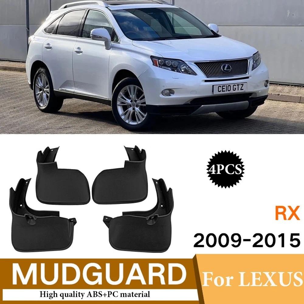 4X Abas De Lama Para LEXUS RX RX270 RX300 RX350 RX450H 2009-2015 Mudflaps Respingo Guardas Dianteiro Traseiro Mud Flap-L