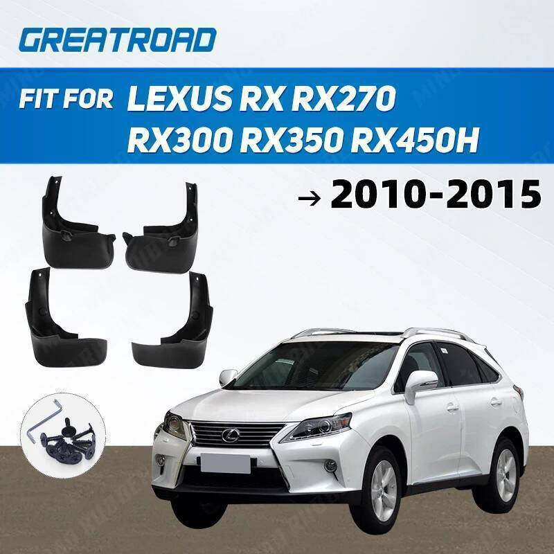 Retalhos De Lama Do Carro Para LEXUS RX RX270 RX300 RX350 RX450H 2010-2015 Protetores Contra Respingos-Lamas Acessórios