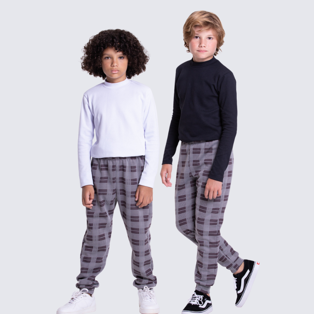 Conjunto Infantil Masculino Golinha Jacquard
