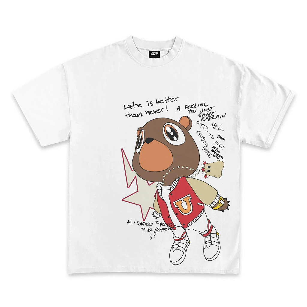 Camiseta Kanye West Graduation Unissex Masculina Feminina 100% Algodão Premium | Estilo Geek/Pop/Streetwear