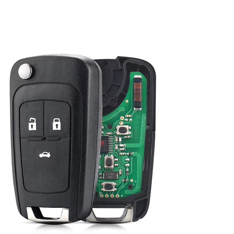 Chave Canivete Chevrolet 3 Botões 433MHz ID46 Cobalt Cruze Onix Completa