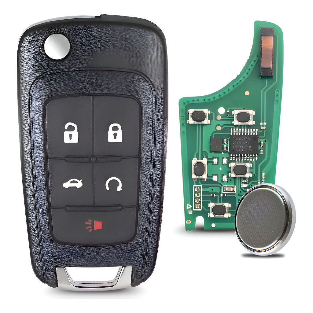 Chave Canivete Completa Chevrolet 5 Bts 315mhz Chip Id46 2010-2017