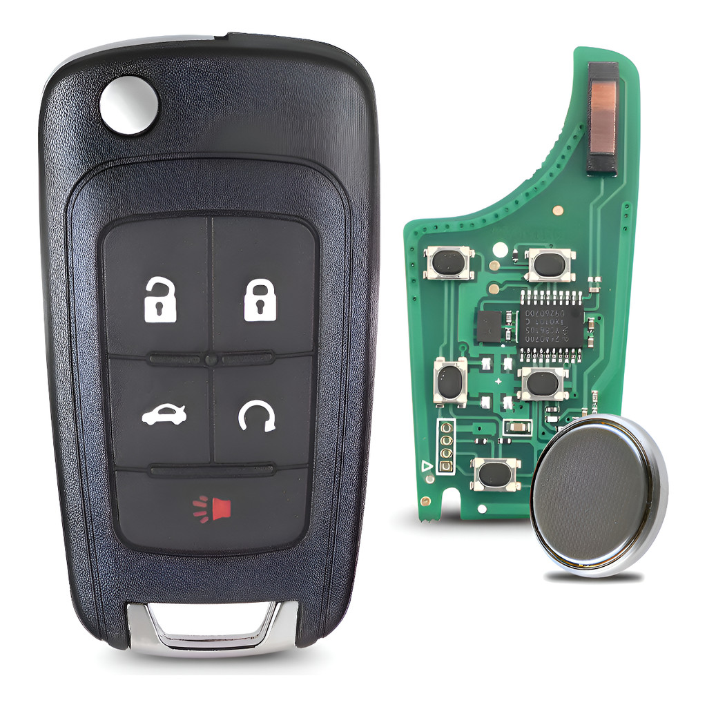Chave Canivete Chevrolet 5 Botões 315mhz Chip Id46 2010-2017