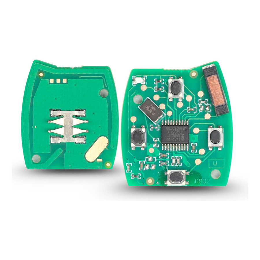 Placa Chave Honda 313MHz ID46 PCF7961 Telecomando