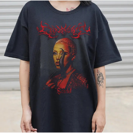 Camiseta Moderna Unissex Estampa Trend doja cat cantora pop musical