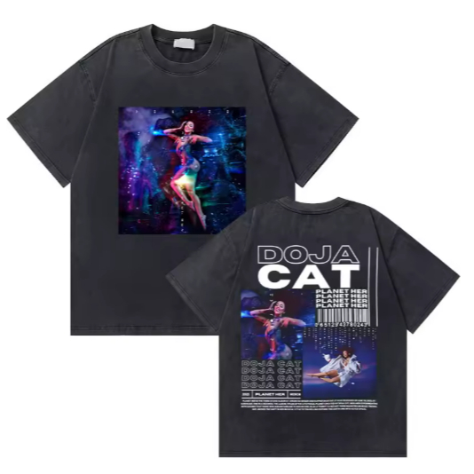 Camiseta Doja Cat Trend Unissex Estampa Fashion Algodão Alta Durabilidade