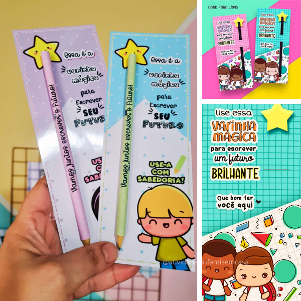 VARINHAS MÁGICAS VOLTA AS AULAS ( LEMBRANCINHA )