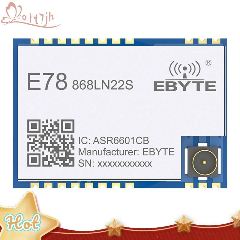 LoRaWAN SoC E78-868LN22S 868MHz Módulo LoRa ASR6505/6601TXCO 22dBm Transceptor Sem Fio SMD Conector De Furo De Selo