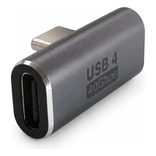 Adaptador Conversor Usb-c 4.0 100w 40gbps Em L 8k 60hz Lavanda