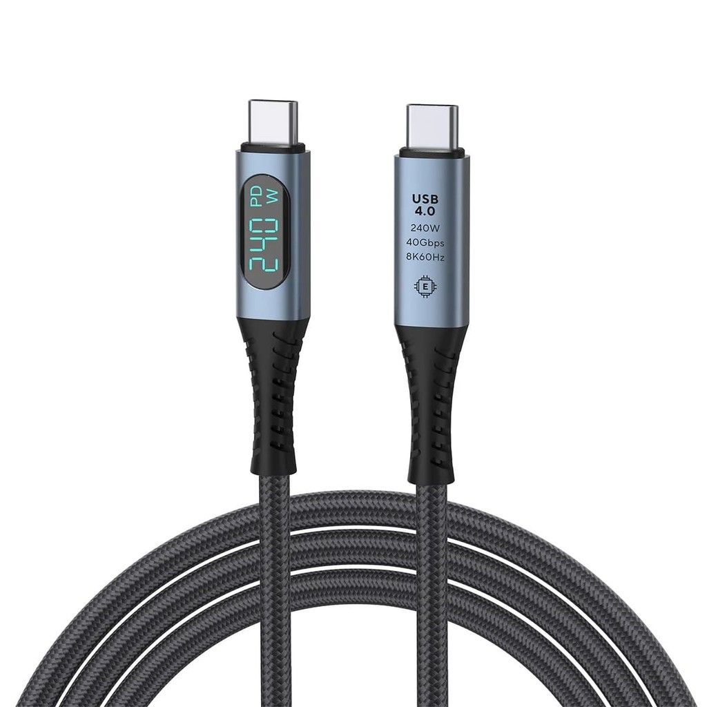 Cabo Para Thunderbolt 4 8k 60hz 40gbps Pd 3.1 240w Usb 4.0 1M