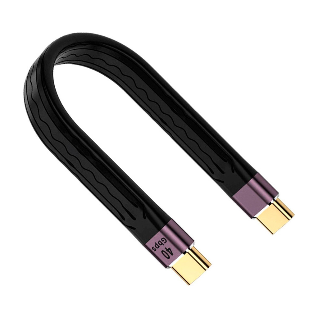 Cabo De Dados Usb-C 4.0 Thunderbolt 40GBPS 100w 60hz - 13cm