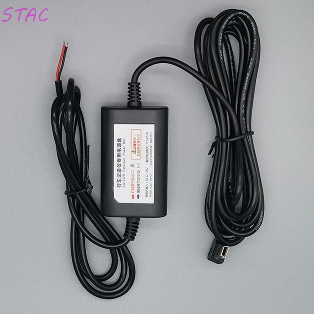 STAC Car Dash Cam Fio 3.2m Peças De Automóvel Mini Micro Espelho DVR Hardwire Cable Kit