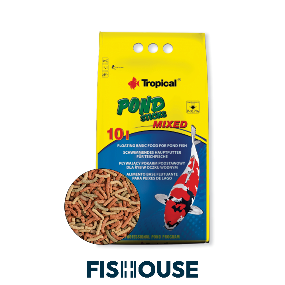 Ração para carpas - Pond Sticks Mixed (Saco -800g) - Tropical