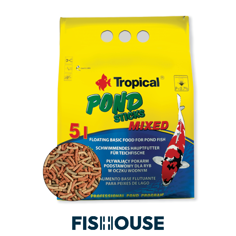 Ração para carpas - Pond Sticks Mixed (Saco -400g) - Tropical