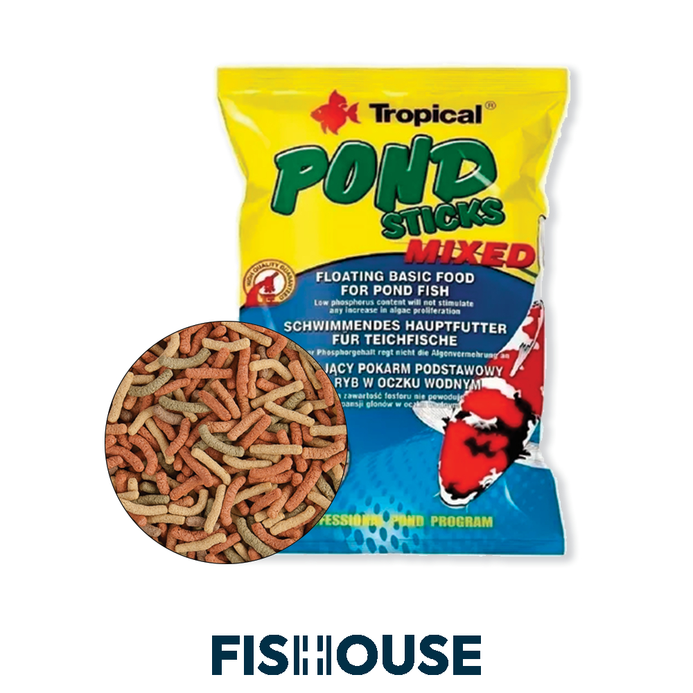 Ração para carpas - Pond Sticks Mixed (Saco -90g) - Tropical