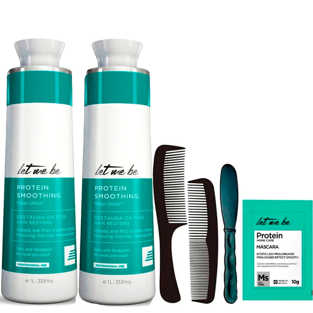 Kit 02 Progressivas Protein Smoothing Let Me Be 1L