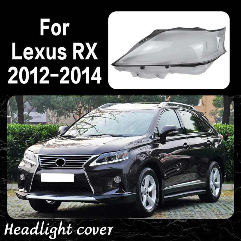 Luzes Dianteiras Do Carro Escudo De Vidro Para Lexus RX RX270 RX350 RX450 2012 2013 2014 Farol CaseB