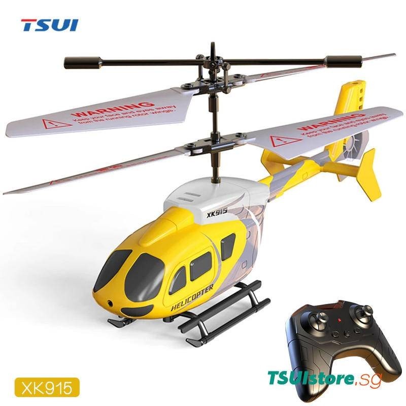 RC Helicóptero De Avião De Brinquedo Controle Remoto 2.4G Com Vôo Estável Fácil 1-Key Take Off