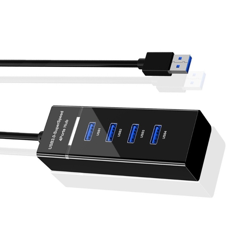 KOKO MultiPorts Hub USB Para Conectividade Eficiente De Dispositivos E Sincronização Rápida De Dados