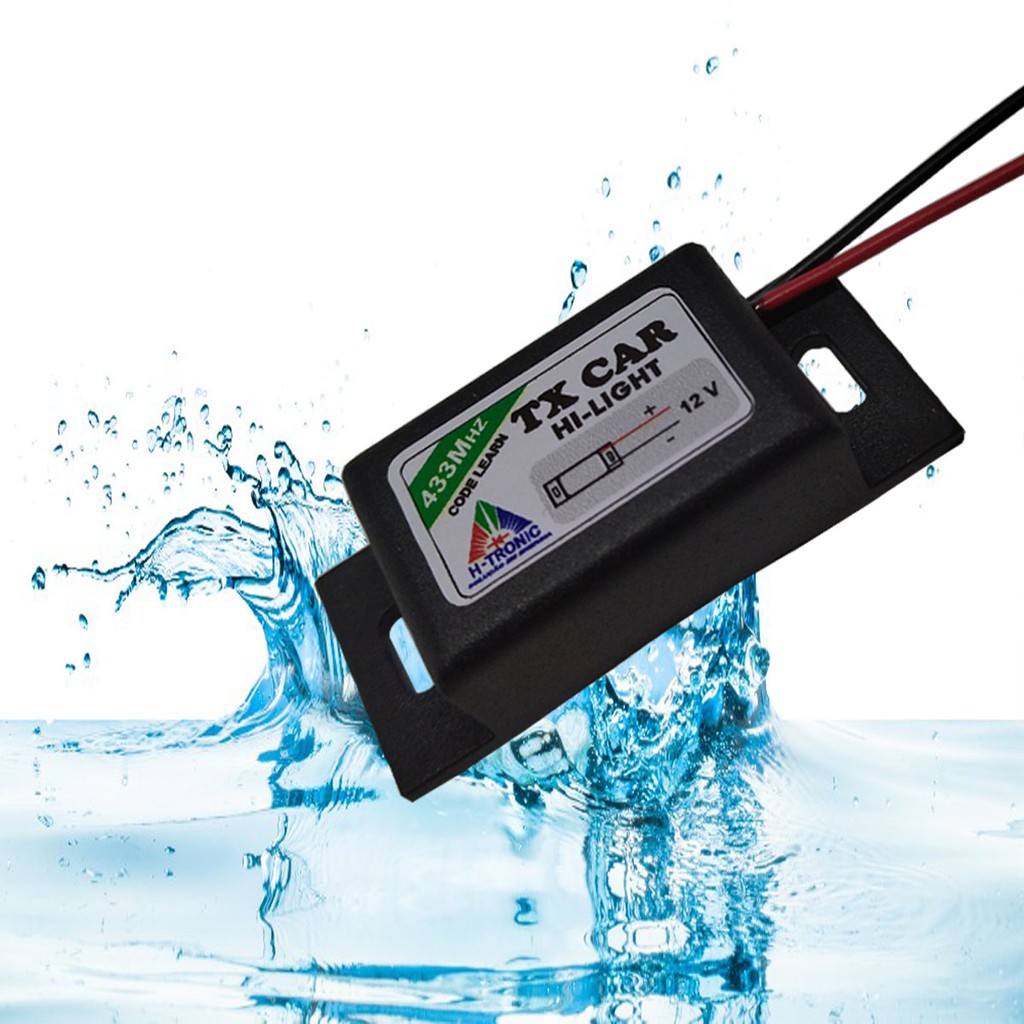 Controle para abrir e fechar portão com o farol do carro ou moto tx car à prova d' água freq. 433 MHz