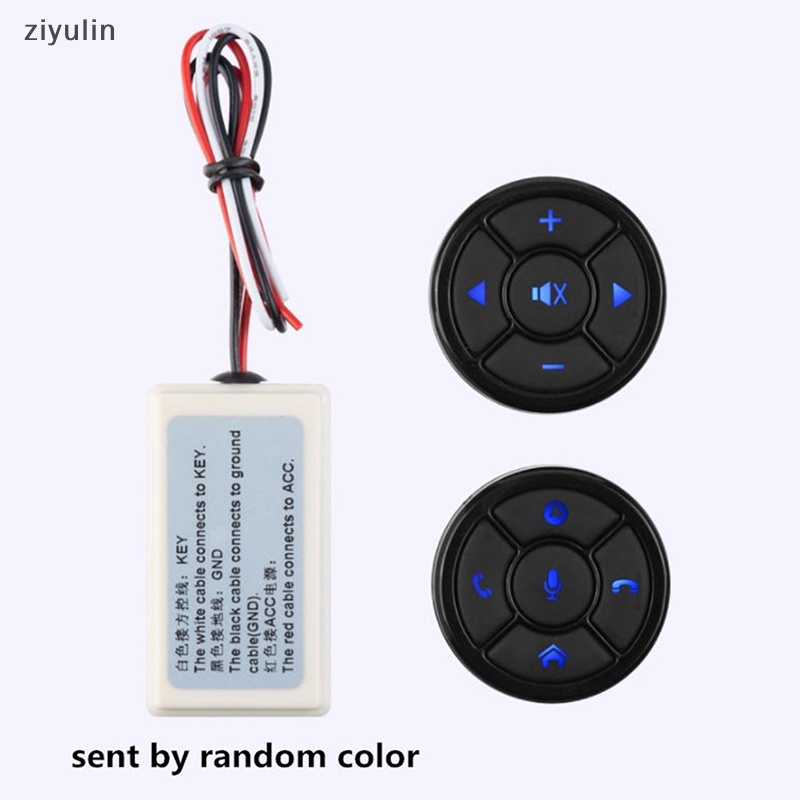 CVC Universal Car Steering Wheel Remote Controller 10 Botões De Controle Remoto De Chave CV