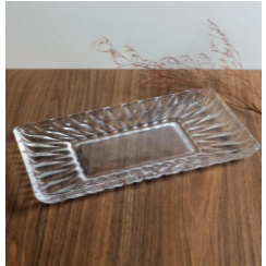 Travessa P/ Servir De Cristal Ecológico Diamond 30cm - Lyor