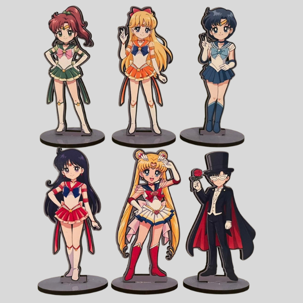Totem Sailor Moon anime Usagi Tsukino aino tuxedo rei hino ami mizuno Lua Hotaru Tomoe makoto kino