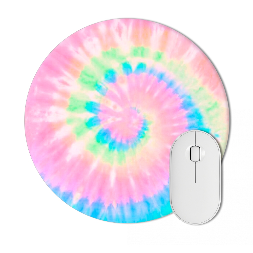 Mouse Pad Tie Dye Good Vibes Presente Criativo Colorido