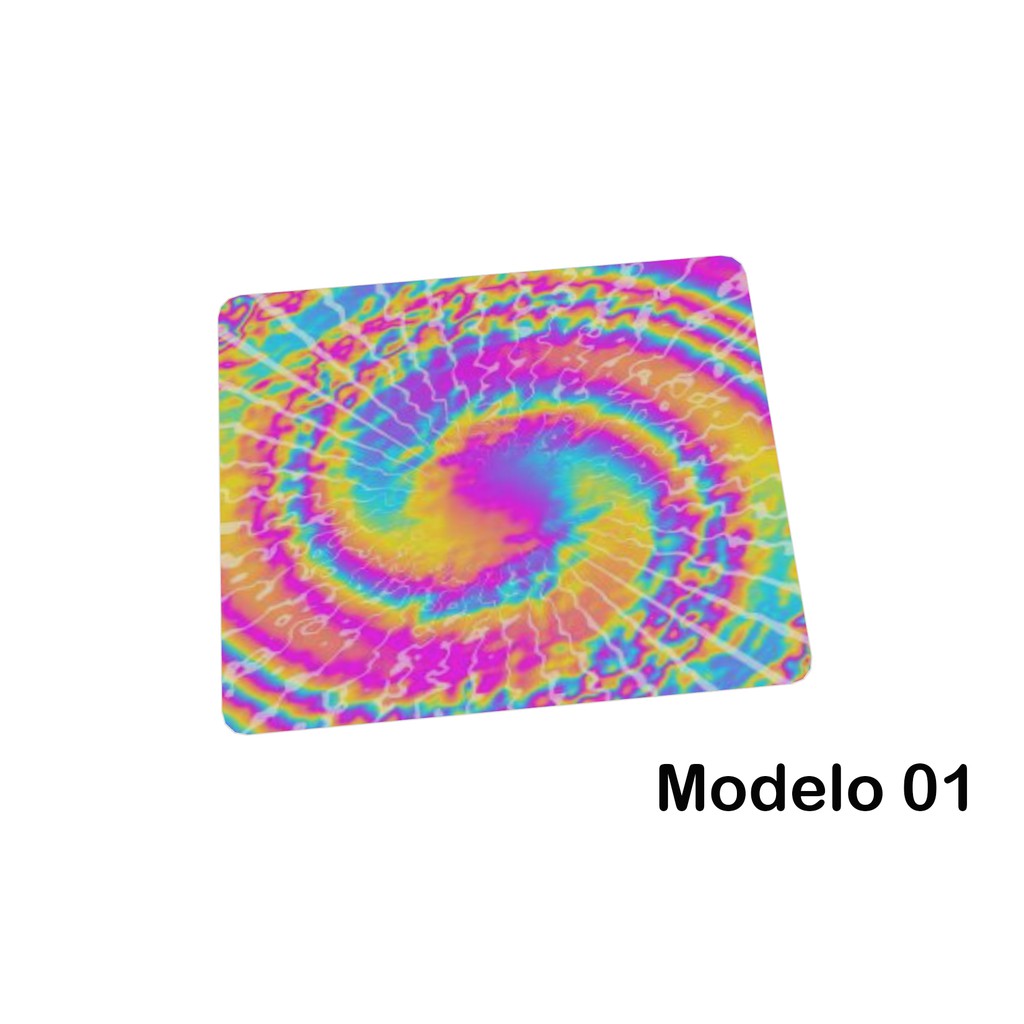 Mousepad Retangular Tie Dye modelo 01