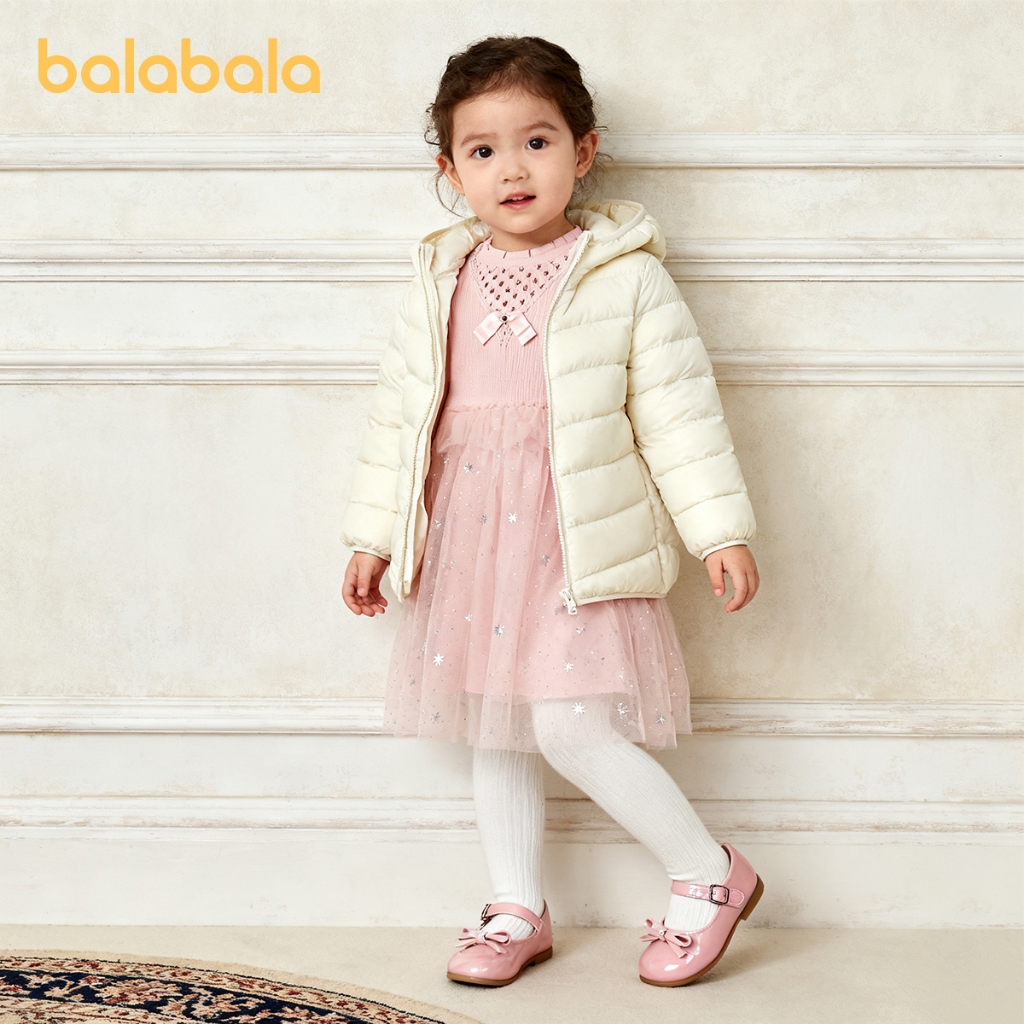 Balabala Kids'down Jacket 2024 Novo Inverno Curto Leve Agasalhos Para Meninos E Meninas