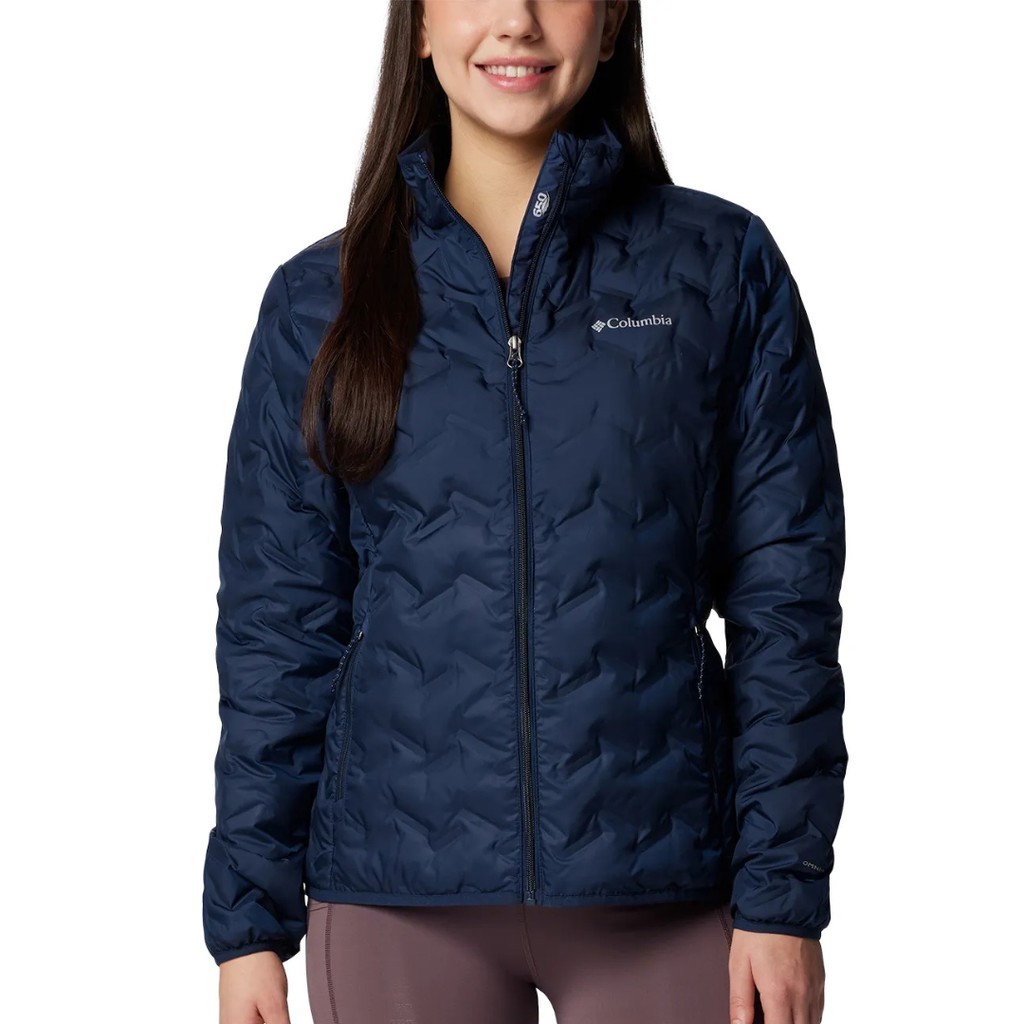 JAQUETE DOWN COLUMBIA FEMININA DELTA RIDGET II AZUL MARINHO REF:12506