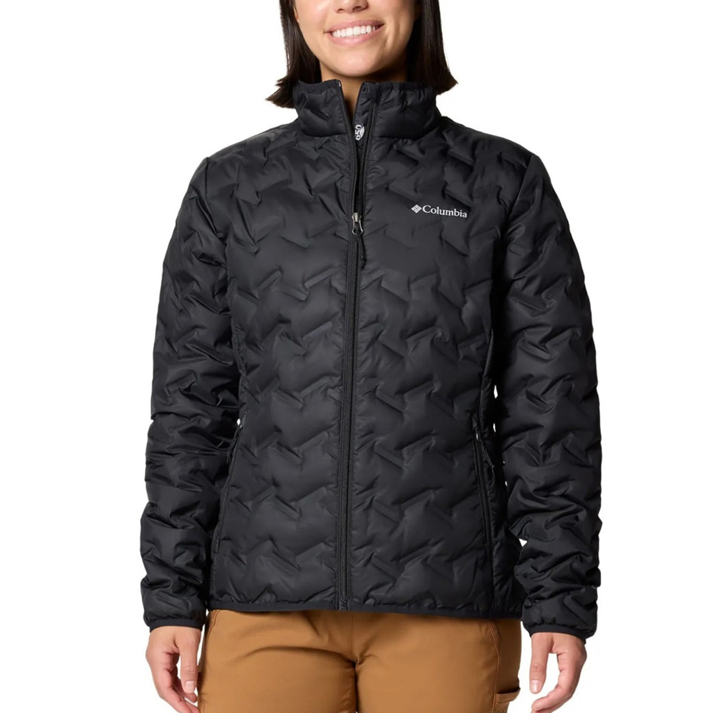 JAQUETE DOWN COLUMBIA FEMININA DELTA RIDGET II PRETA REF:14042