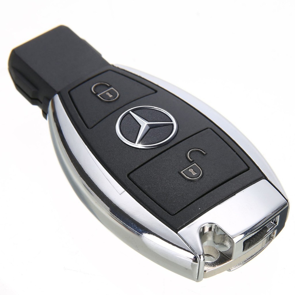 Chave completa Mercedes Nec & Bga 315mhz 433 Mhz 2 botões