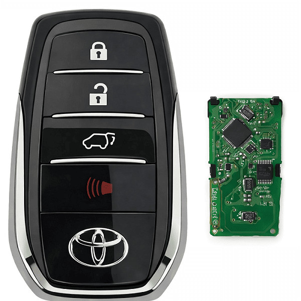 Chave Presença Completa 315MHz Chip 8A Toyota SW4 4 Botões