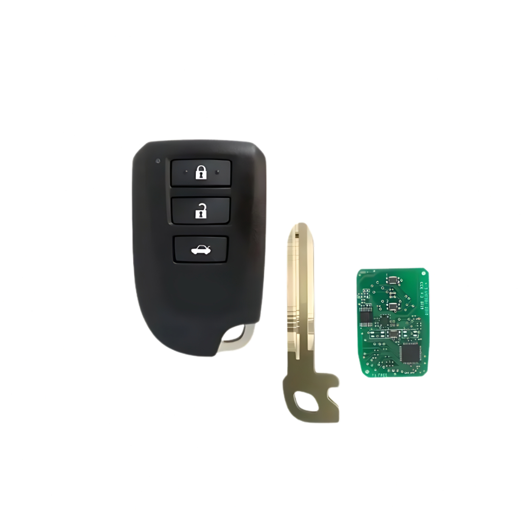 Chave Presença Completa 315Mhz Chip 8A Toyota Yaris 3 Botões